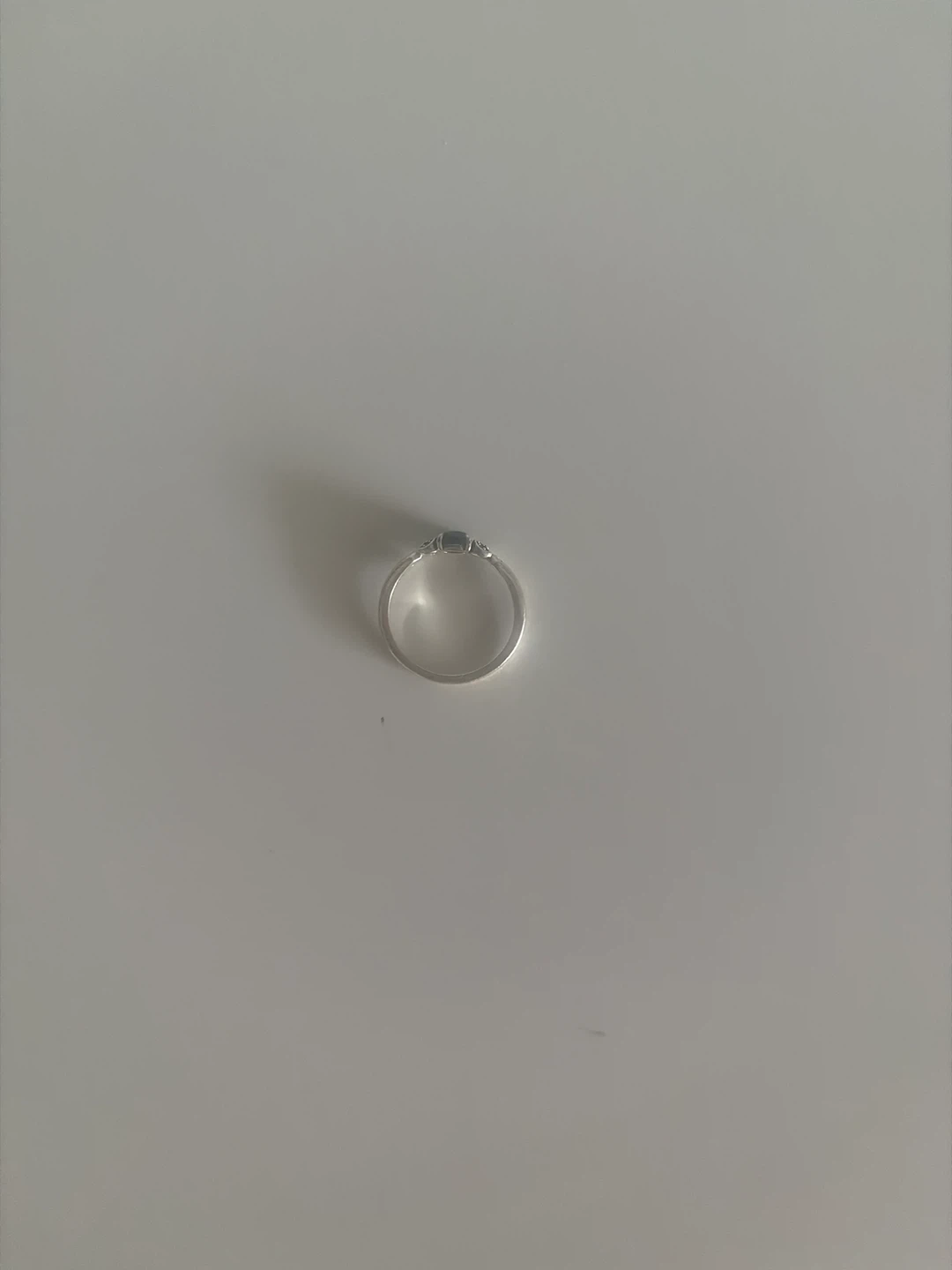 Sterling Silver Ring with Blue Stone - photo 3
