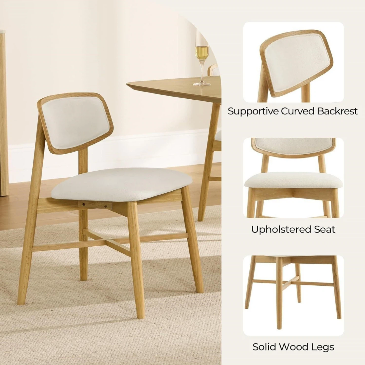 Wooden Chair set of 2 - photo 3