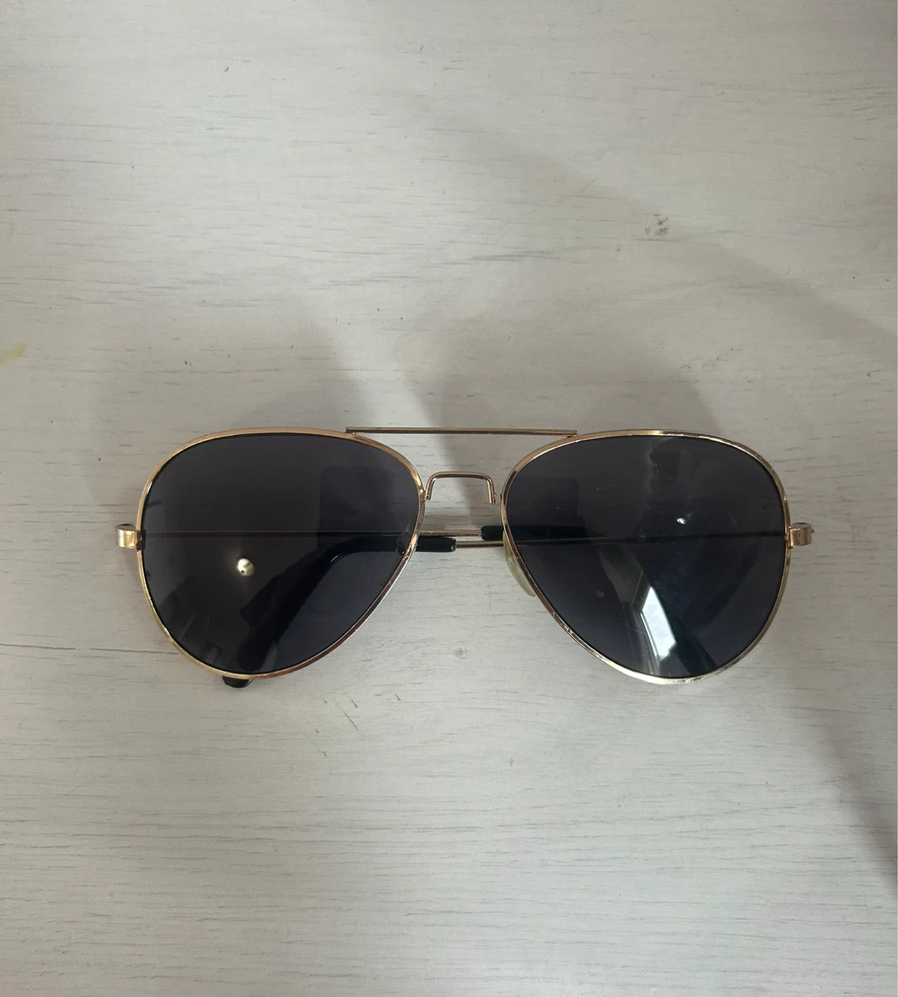 Classic Gold Aviator Sunglasses