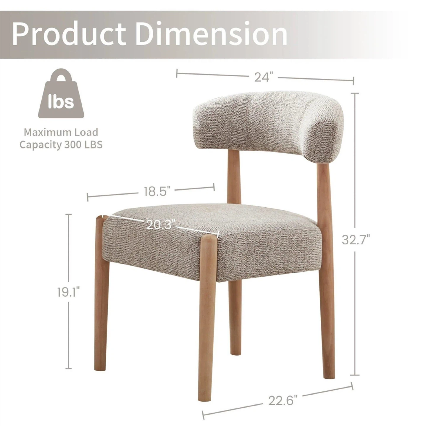 Set of 3 Dining Chairs - photo 2