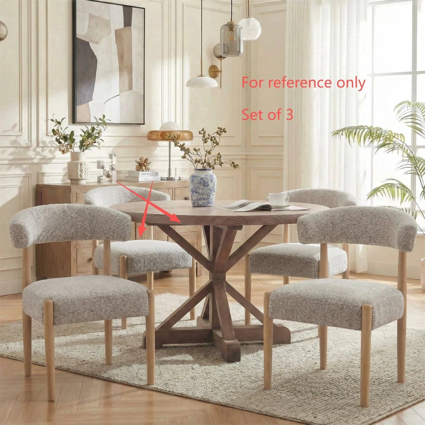 Set of 3 Dining Chairs