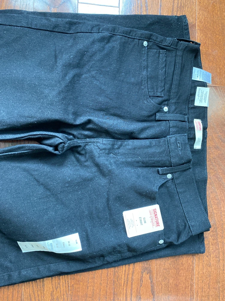 Levi's Signature Slim Straight Jeans - Black