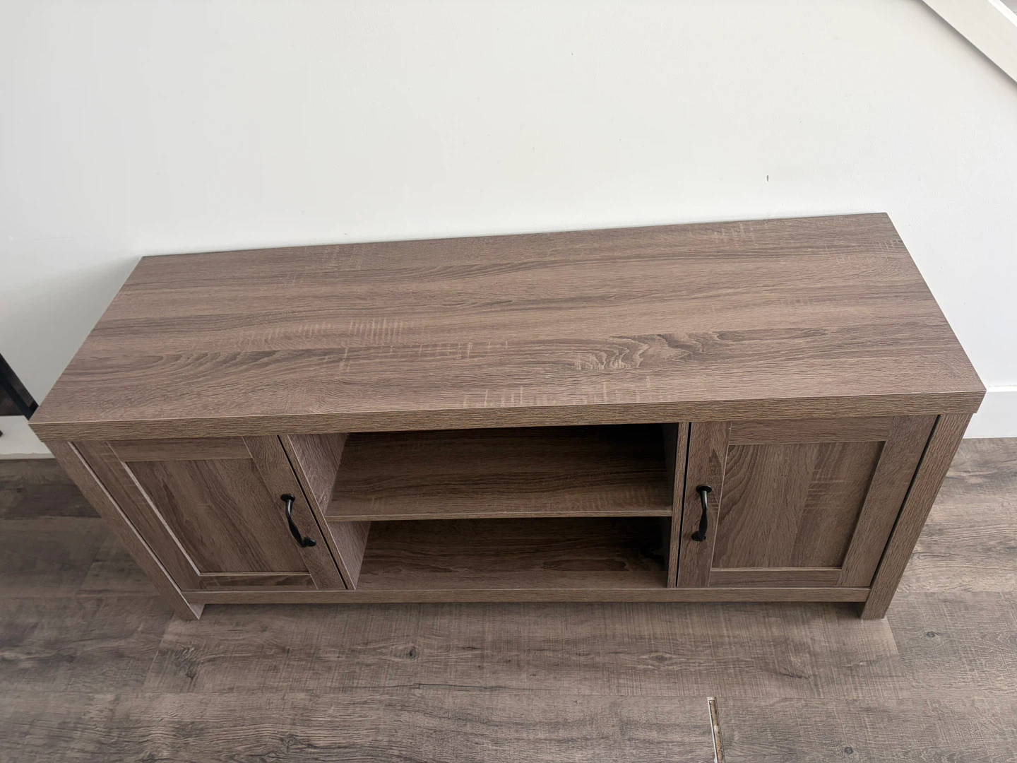 TV stand with storage cabinet