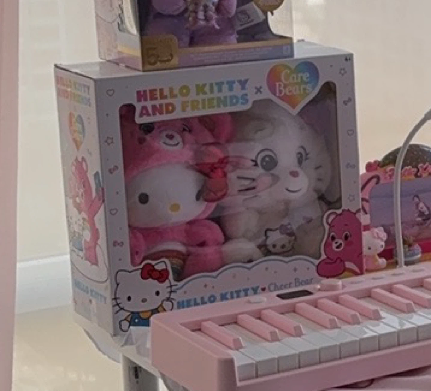 Hello Kitty and Friends x Care Bears Plush Toy Set