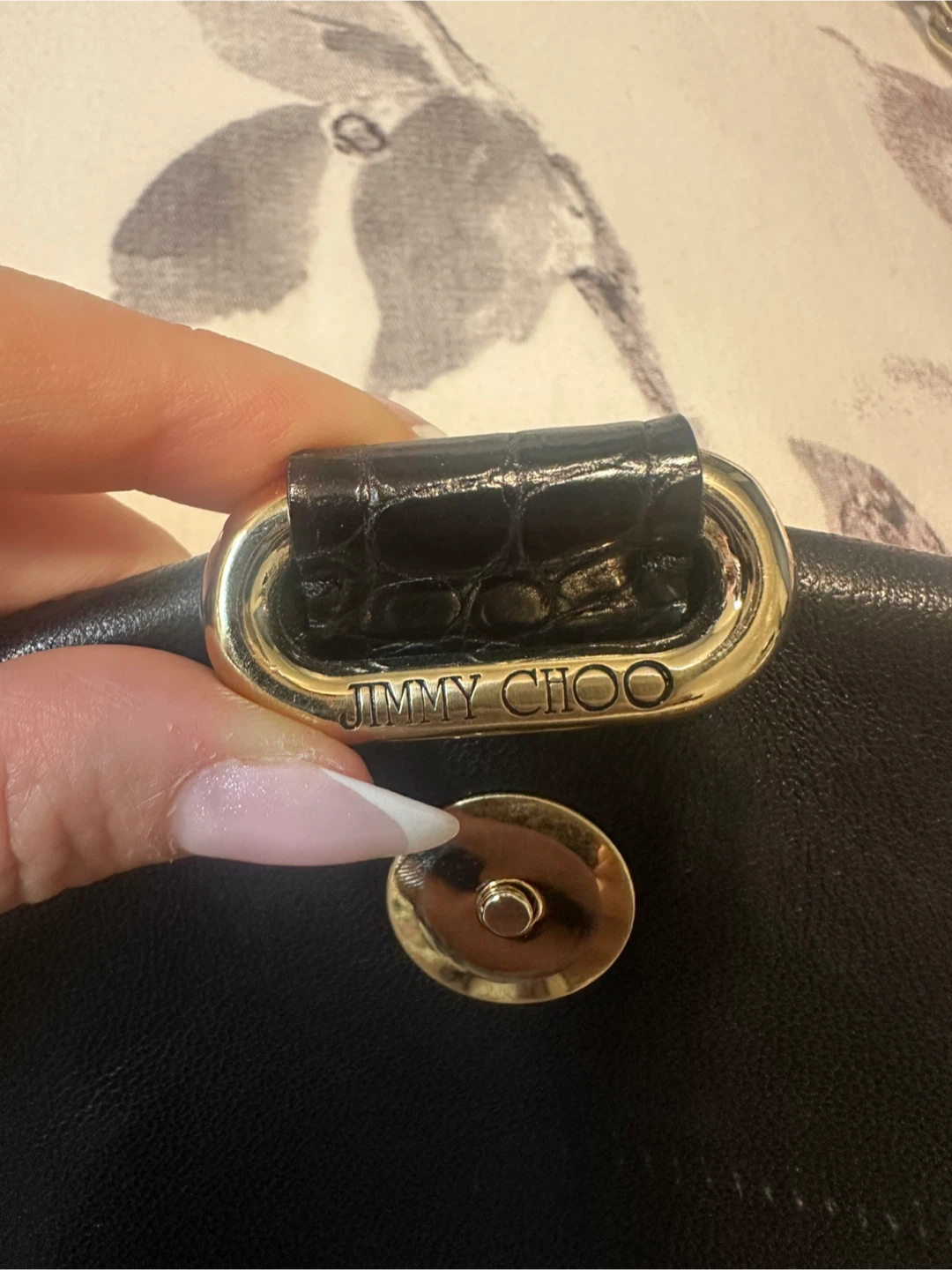 Authentic Jimmy Choo pony hair tiger clutch - photo 2