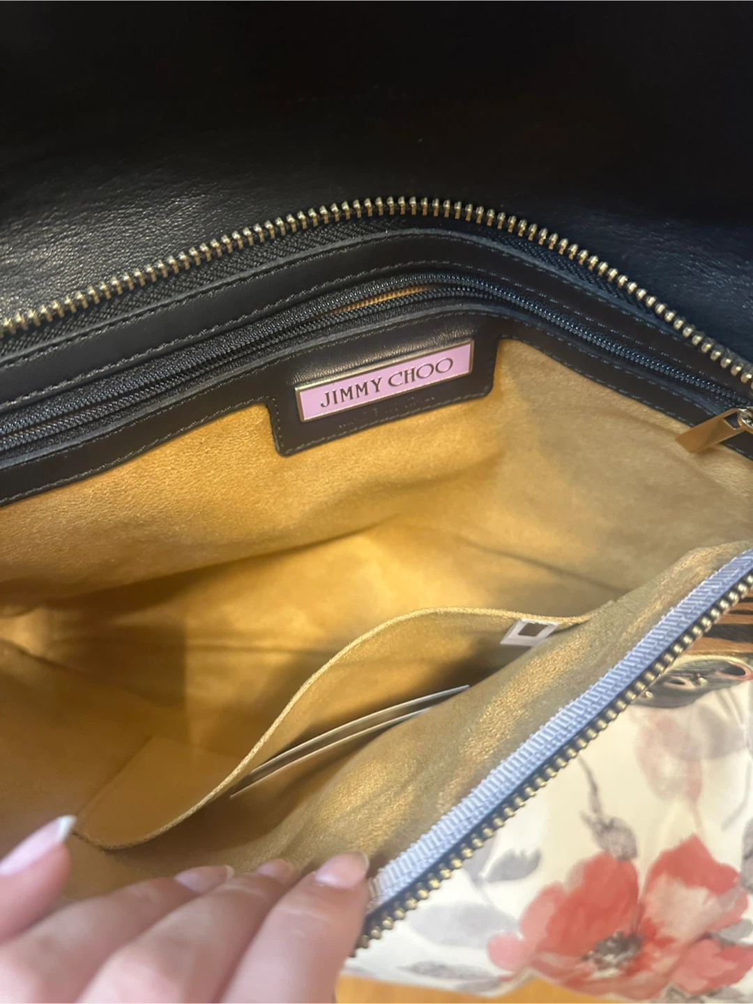Authentic Jimmy Choo pony hair tiger clutch - photo 4