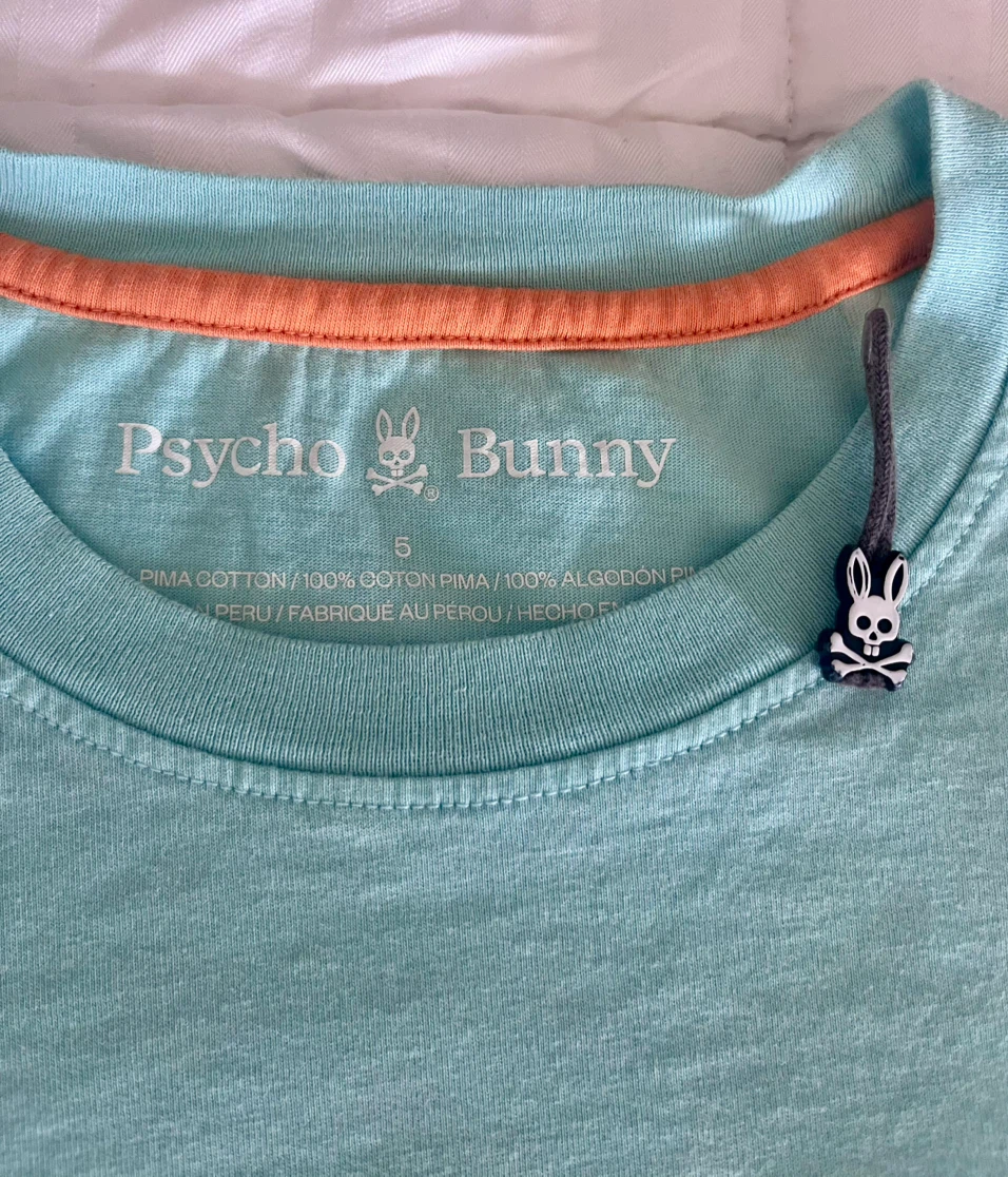 Psycho Bunny Light Blue Graphic T-Shirt Size S - photo 2