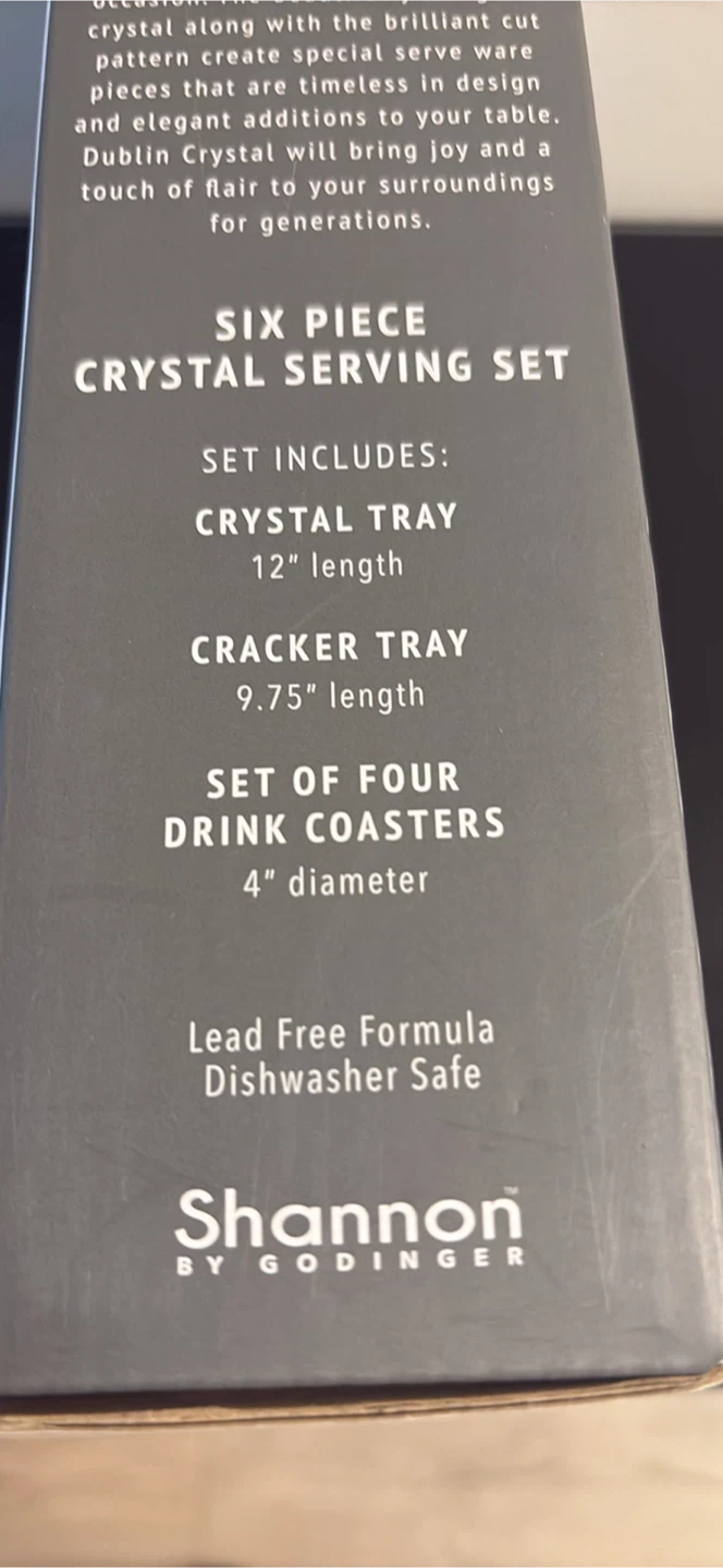 Dublin Collection Crystal Serving Set - 6 Piece - photo 2