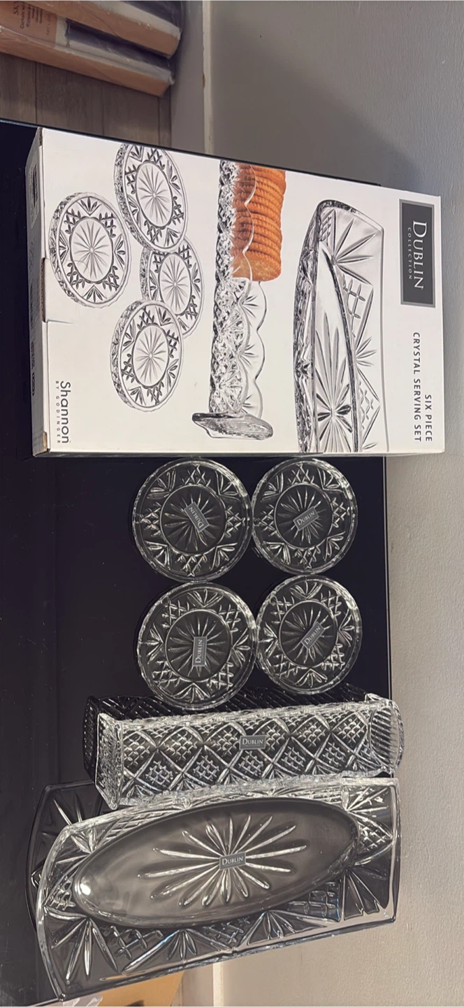 Dublin Collection Crystal Serving Set - 6 Piece - photo 5