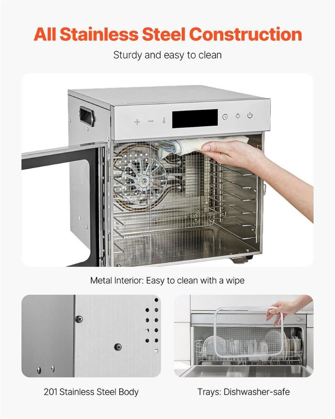 Stainless Steel Food Dehydrator - photo 3