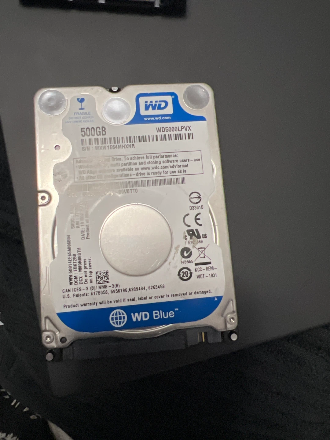 WD Blue 500GB Internal Hard Drive
