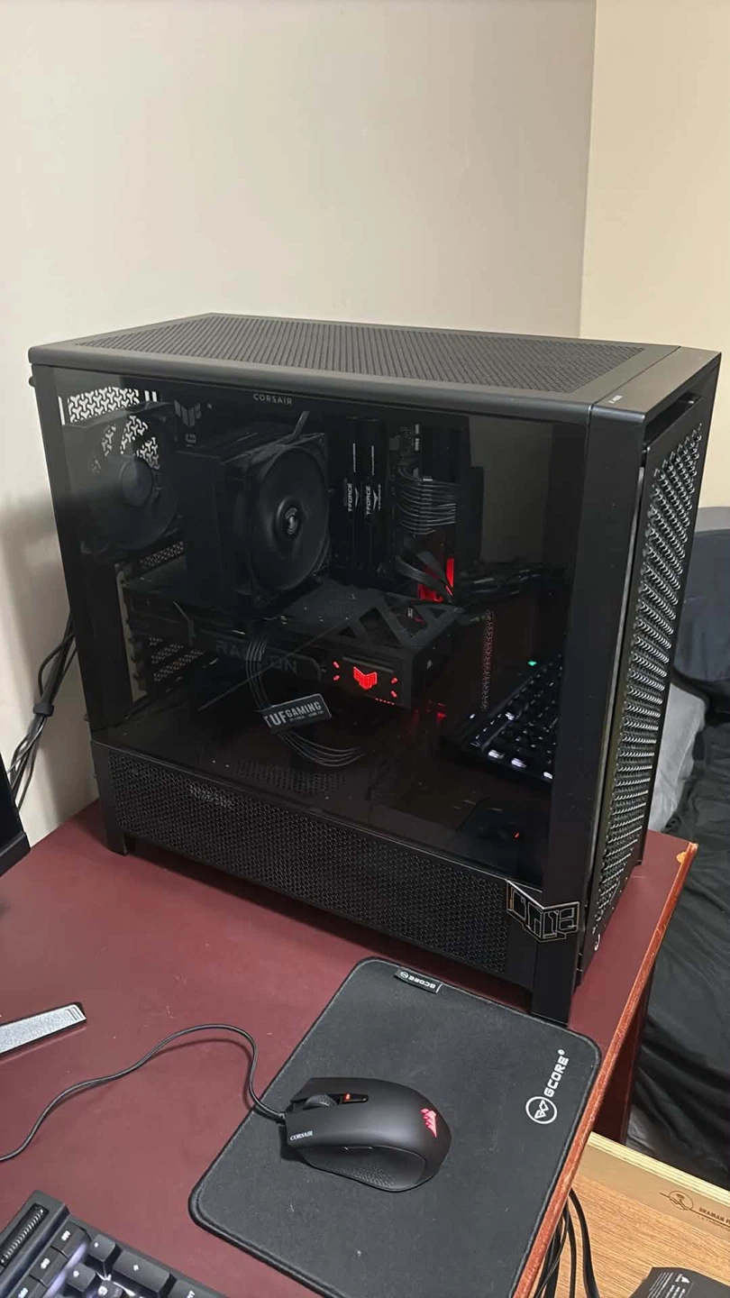 Desktop for sale RYZEN 5 9600x / ASUS TUF Gaming RX 9060xt OC