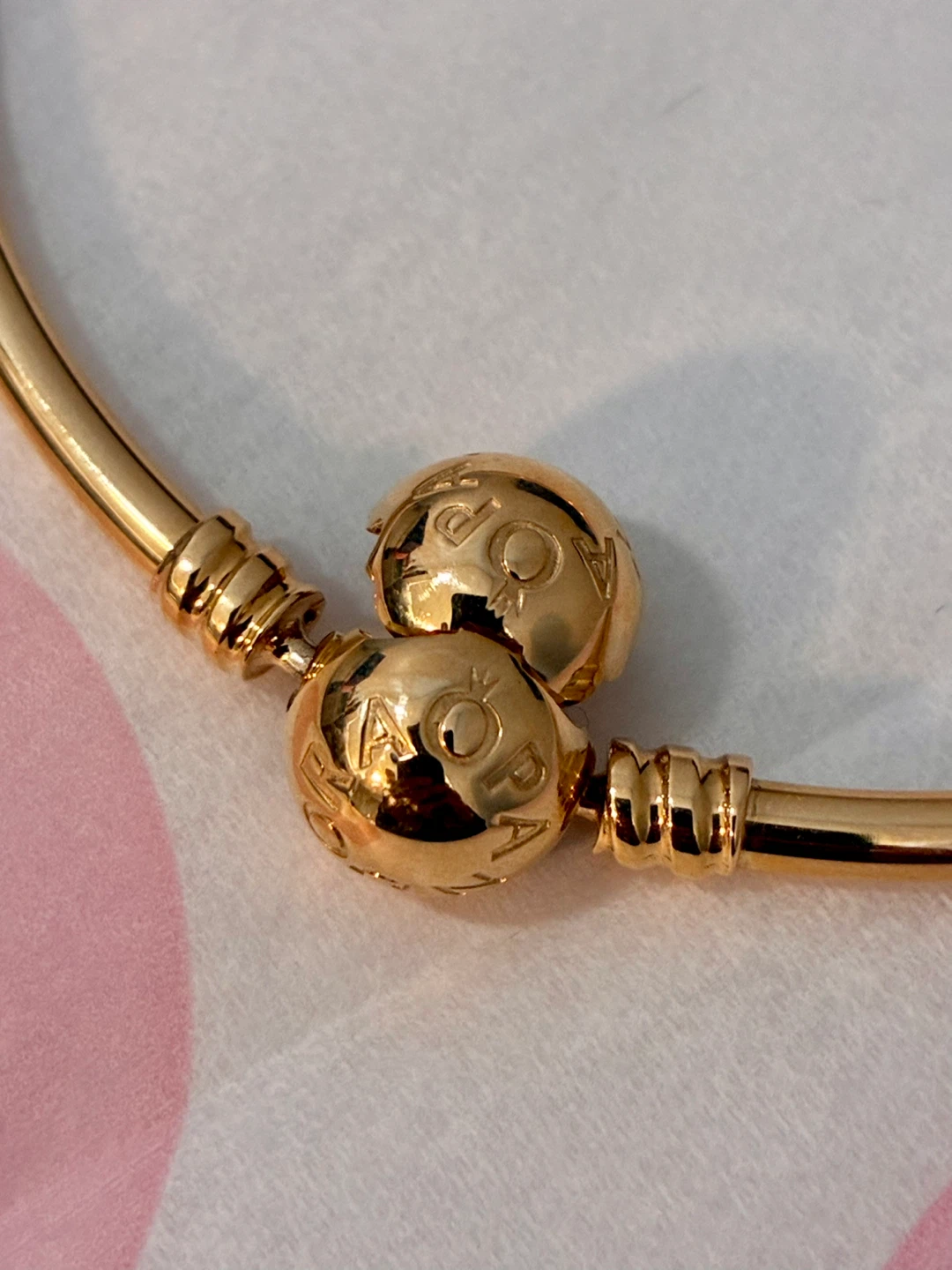 Authentic Pandora Solid Gold (G585) bangle - photo 3