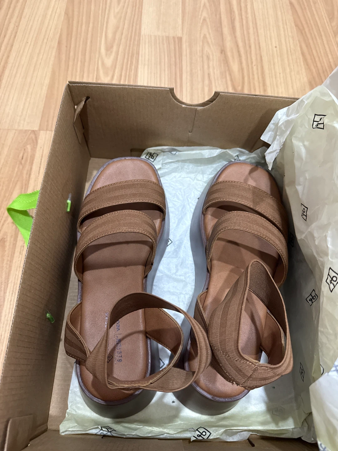 Call It Spring Brown Platform Sandals