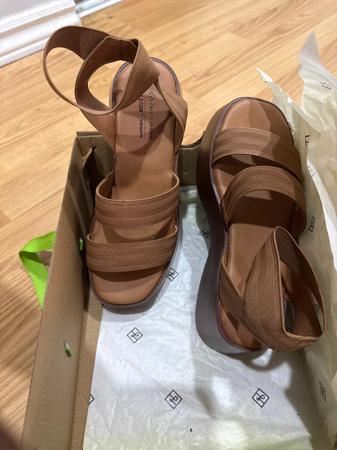 Call It Spring Brown Platform Sandals - photo 2