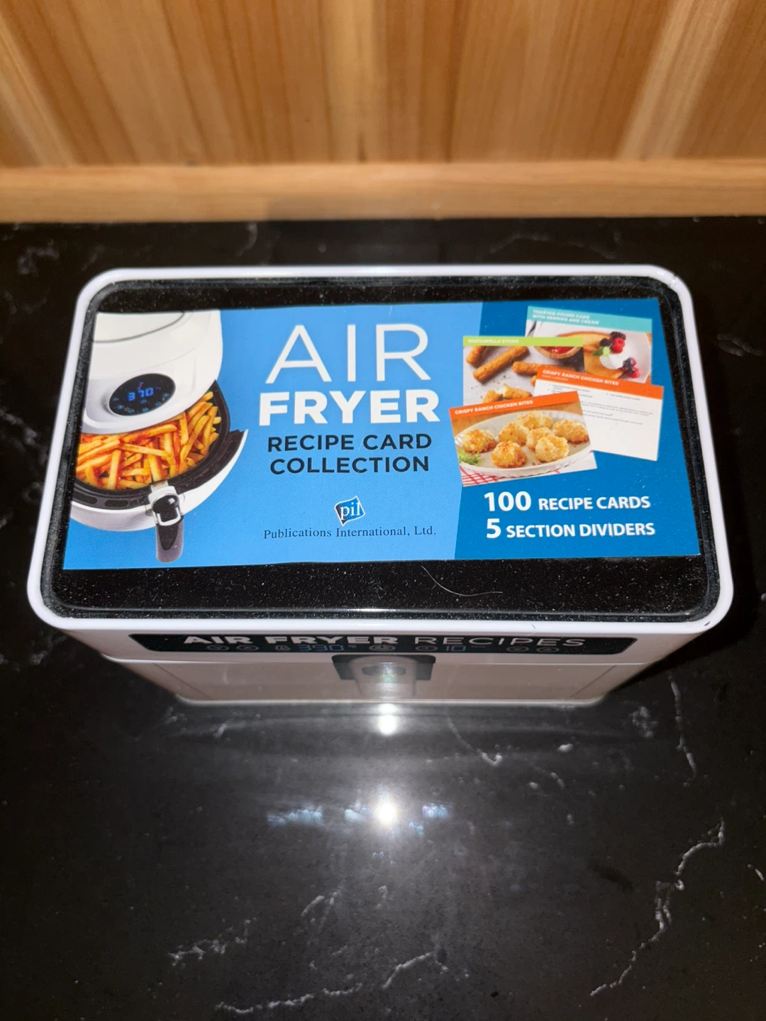 Air Fryer Recipe Card Collection Tin