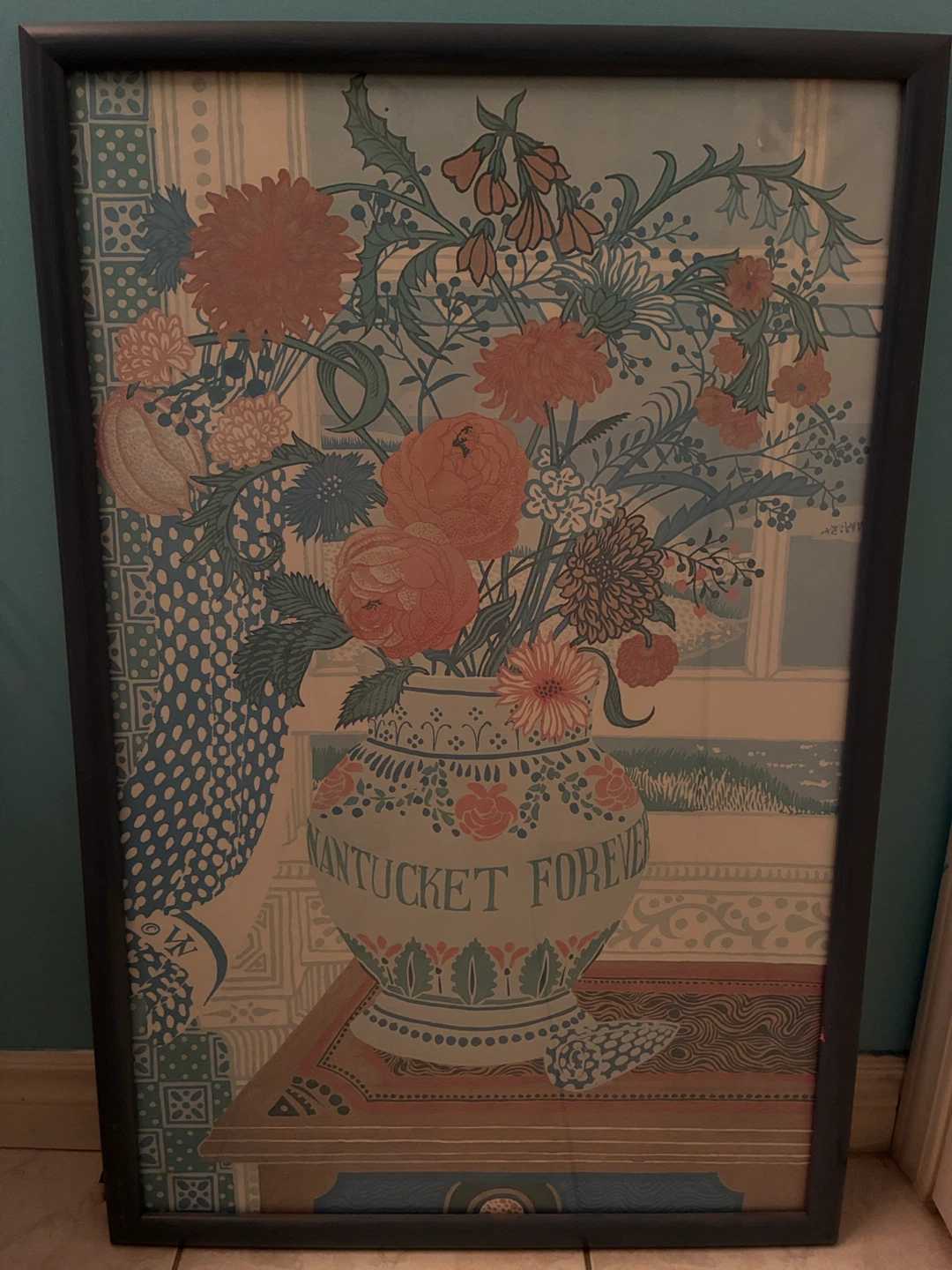 Vintage 1970 Coastal Art