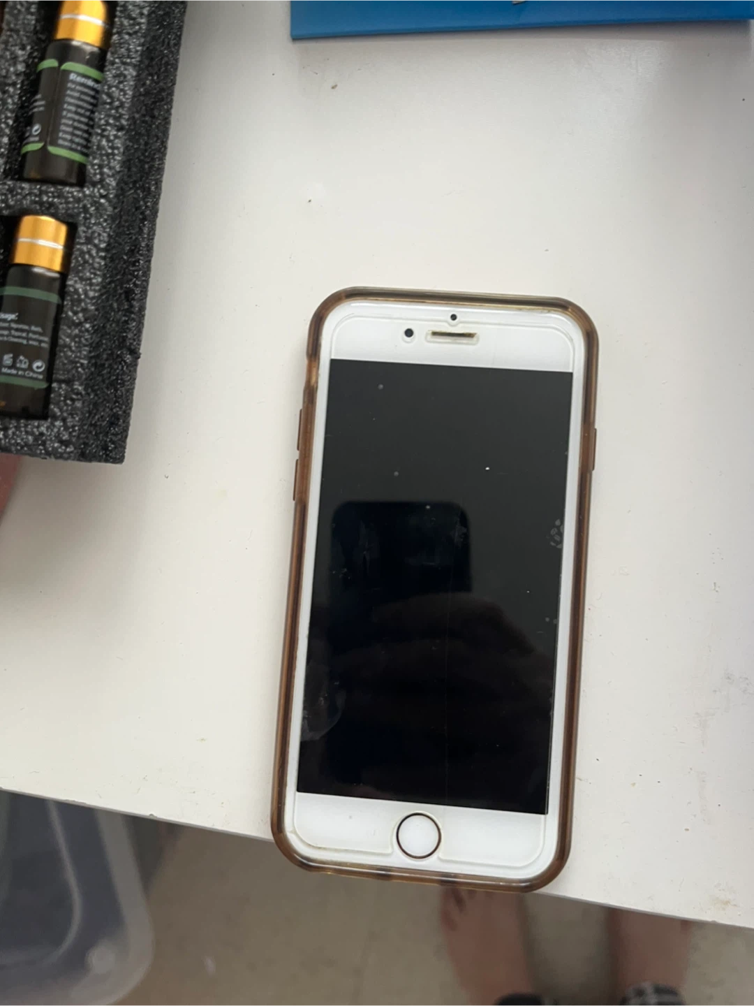 iPhone SE and charger - photo 2