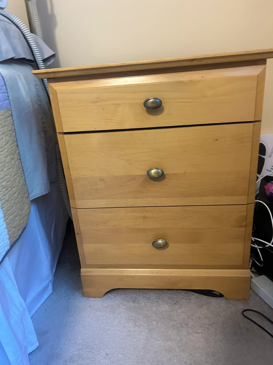 Wooden Dresser and Armoire Set
