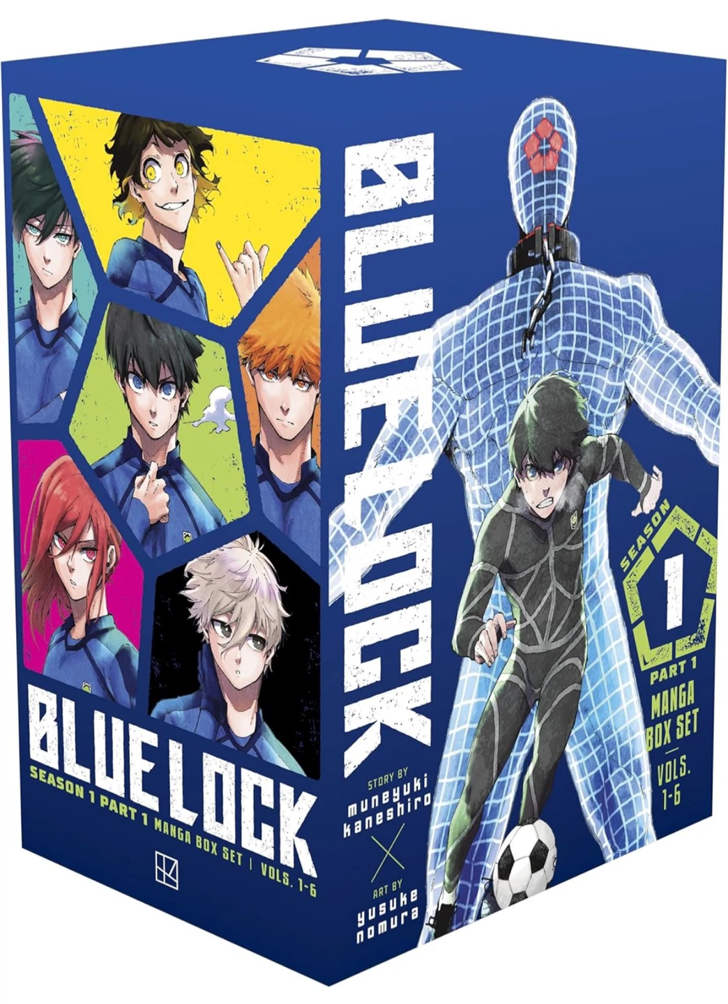 Blue Lock Season 1 Part 1 Manga Box Set Vols. 1-6