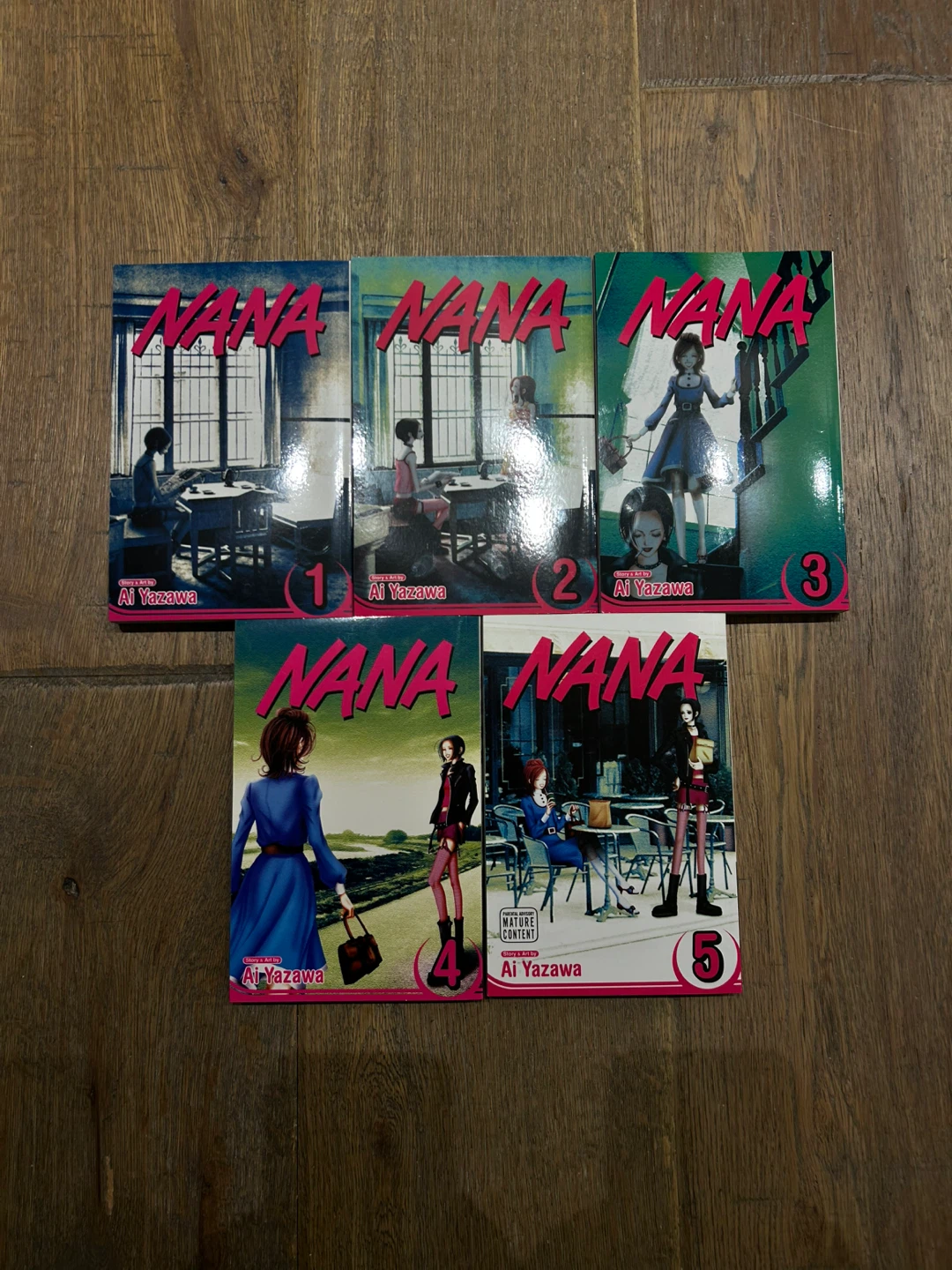 Nana Manga Volumes 1-5 by Ai Yazawa