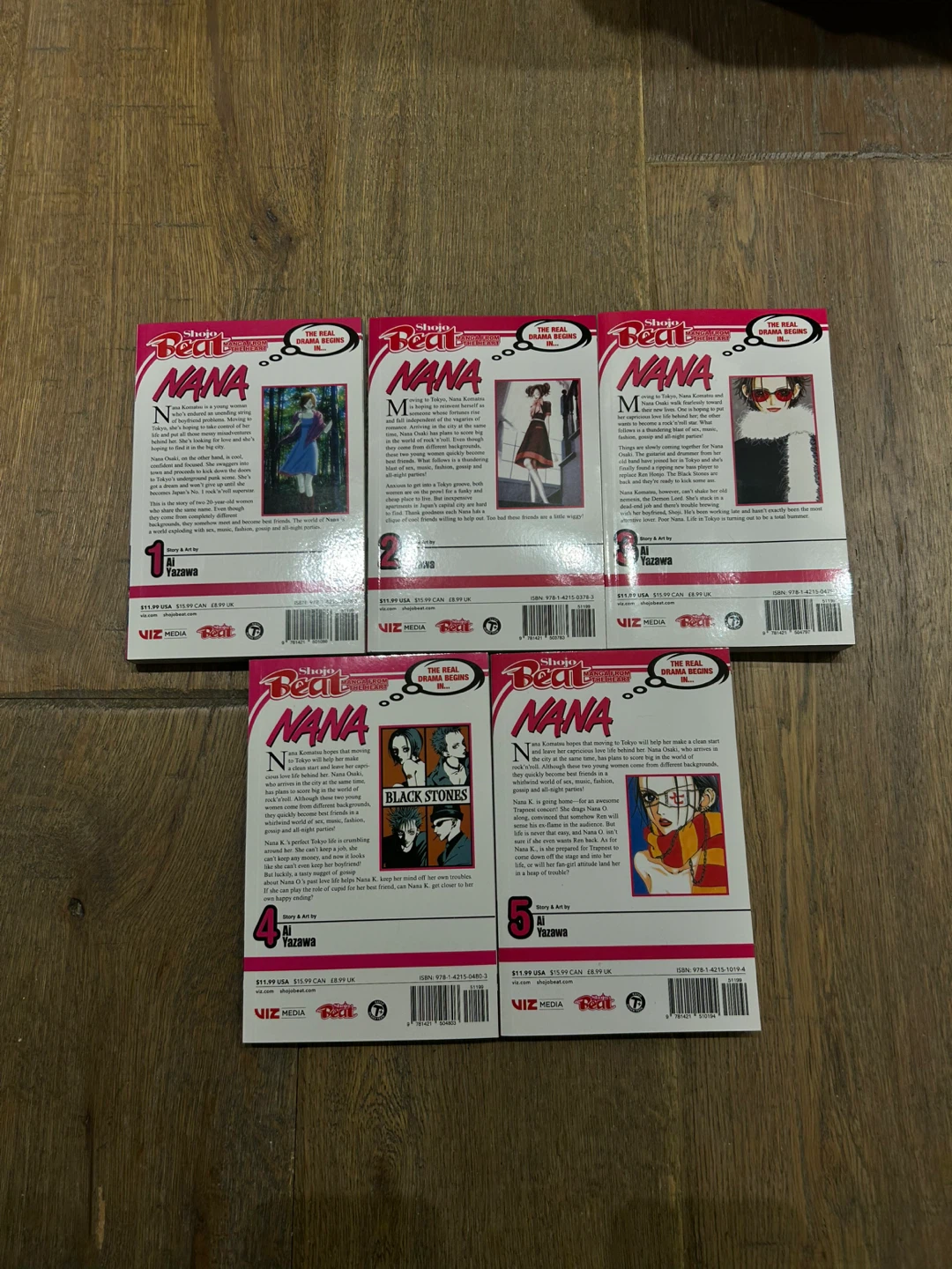 Nana Manga Volumes 1-5 by Ai Yazawa - photo 2