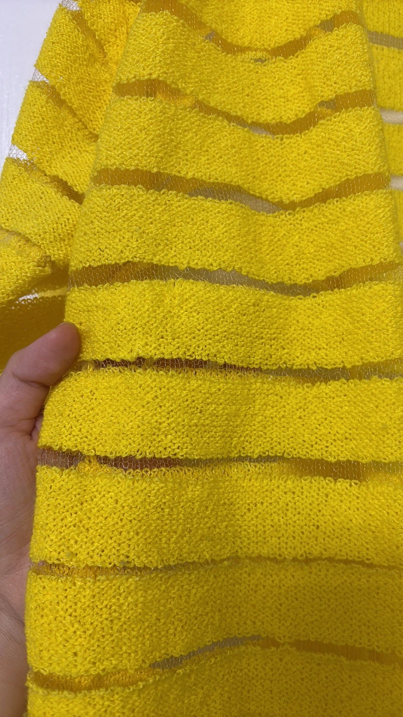 Yellow cardigan sz S - photo 3