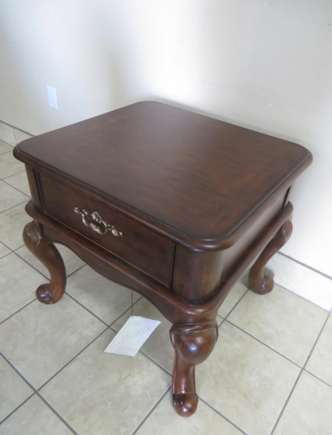 Brand New with Tags (ASHLEY) Large Size, Solid Wood End Table