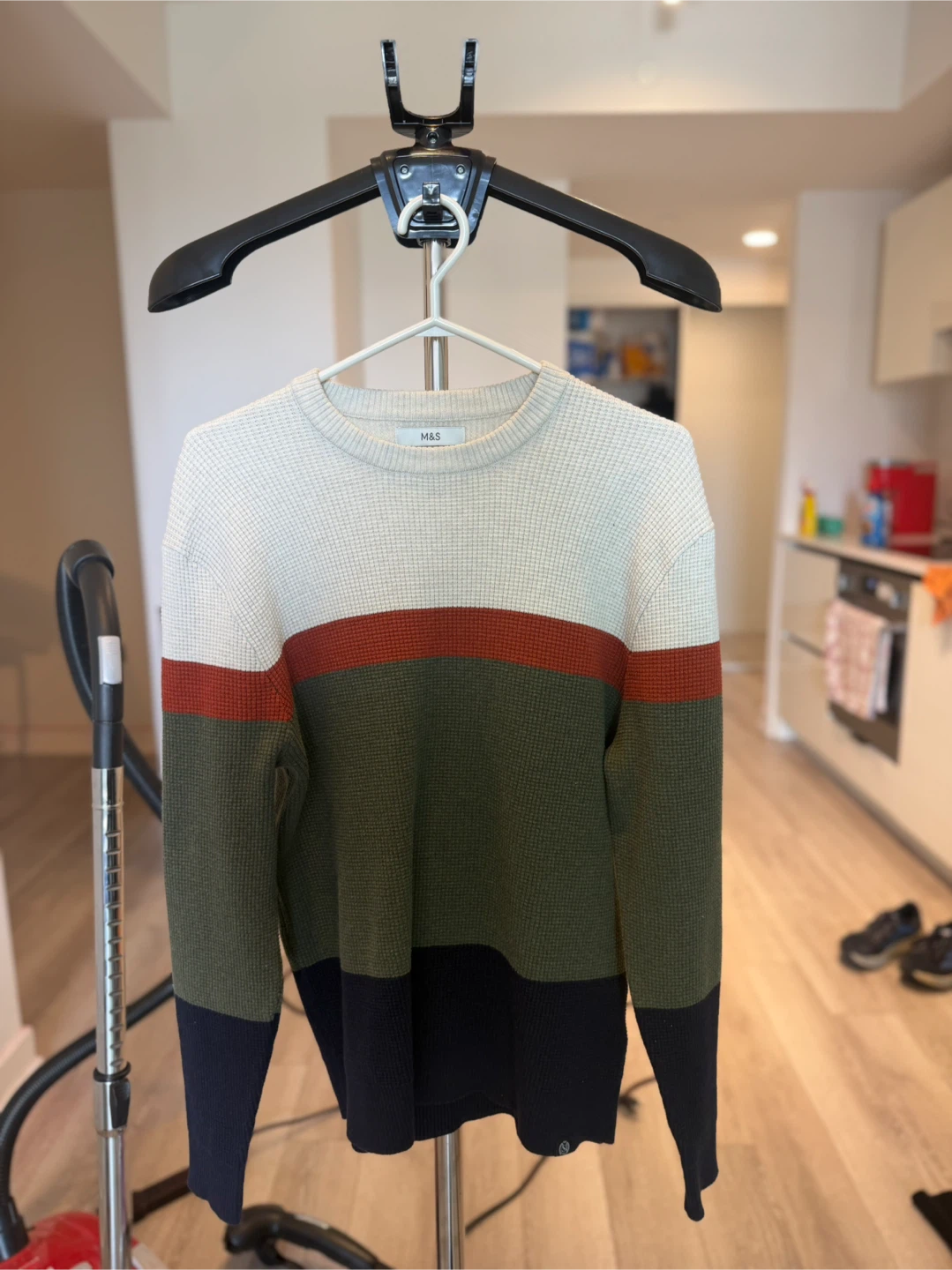 M&S Striped Long Sleeve Sweater