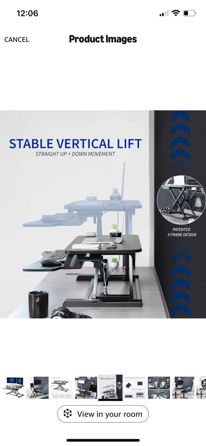 Adjustable Sit to Stand riser, great condition, barely used.