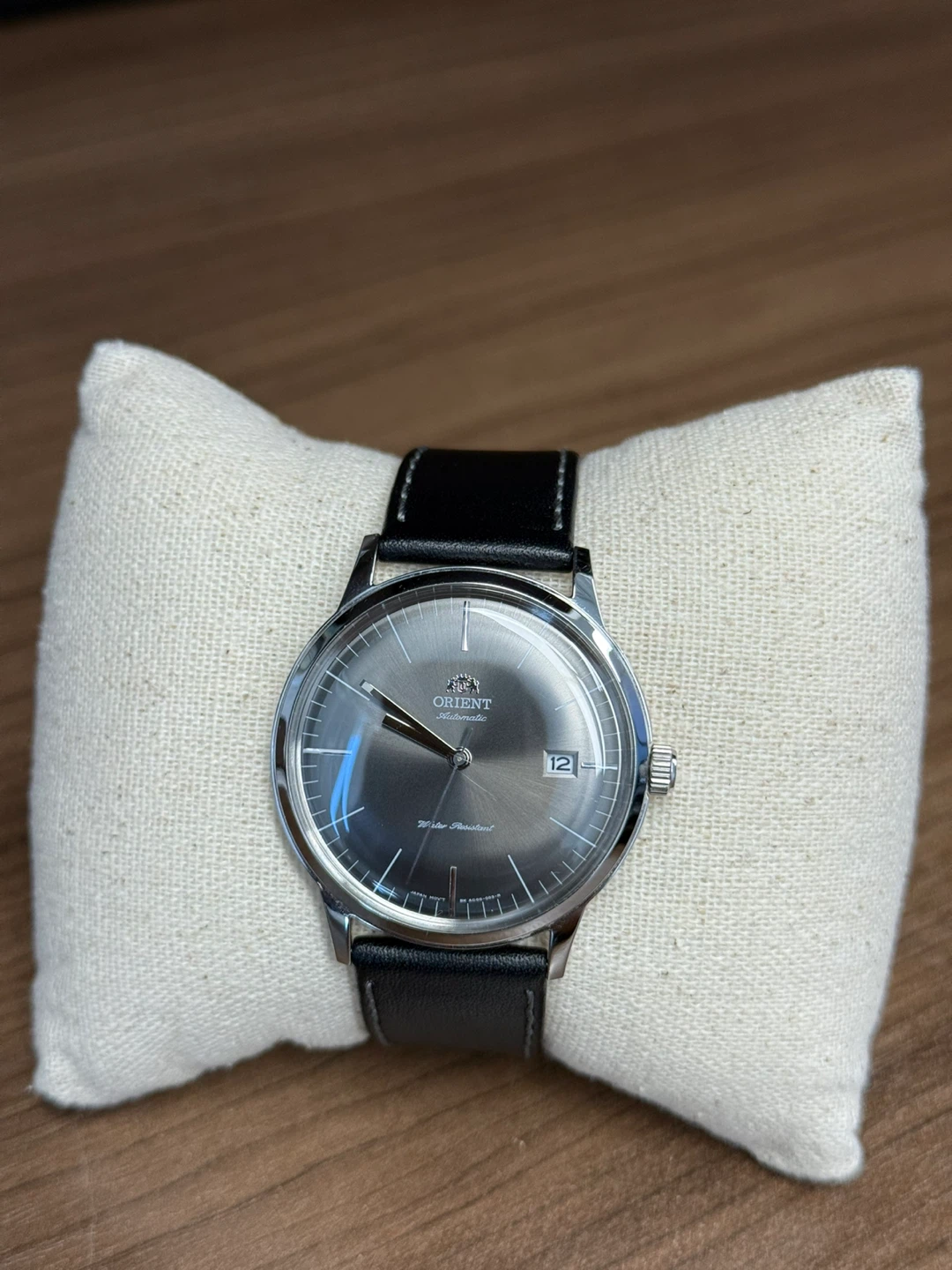 Orient Men’s Automatic Watch (Grey Sunburst Dial) - photo 3
