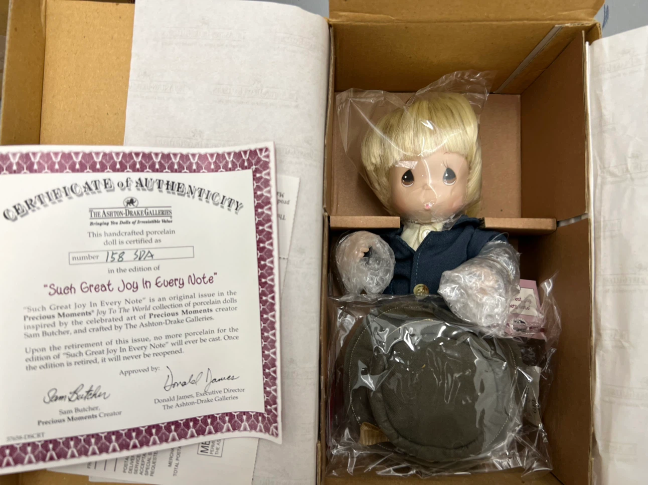 Precious Moments Joy To The World Doll Set Complete 4 Dolls - photo 2