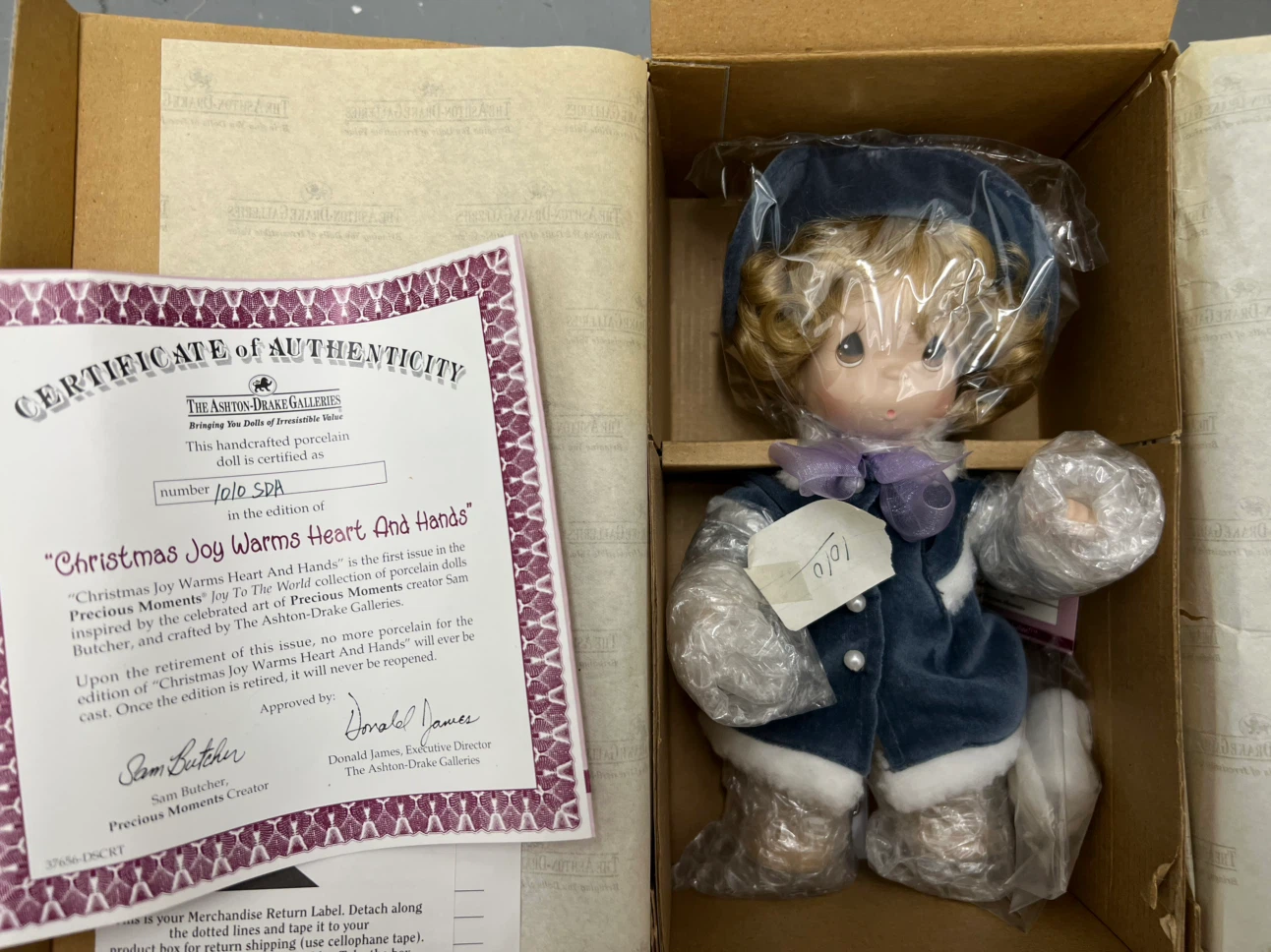 Precious Moments Joy To The World Doll Set Complete 4 Dolls - photo 3