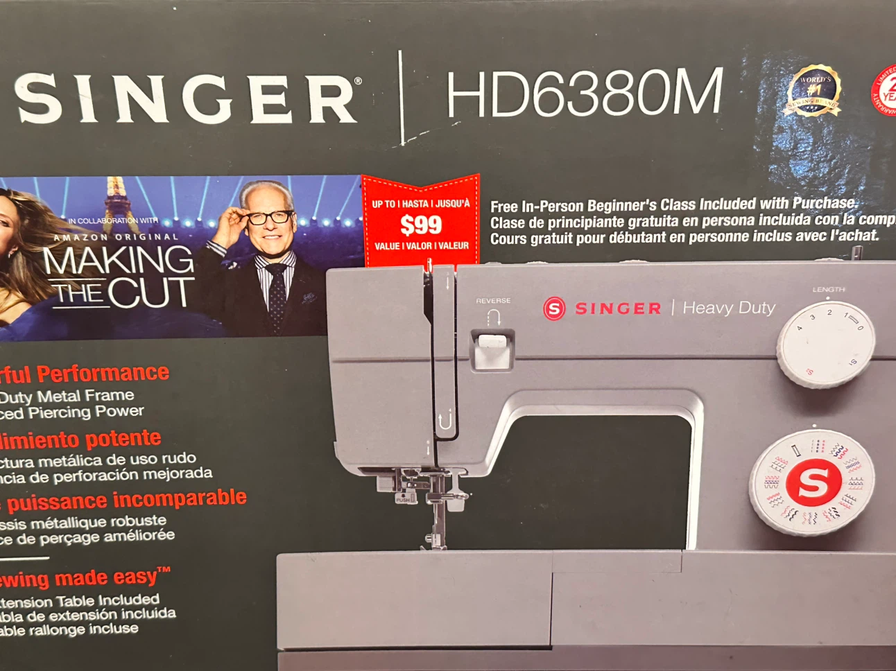 Singer HD6380M Heavy Duty Sewing Machine