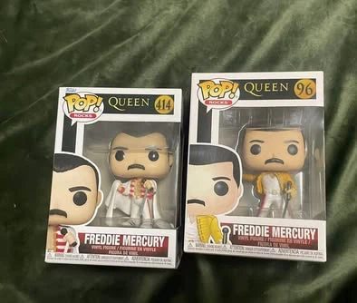 Funko Pop! Rocks Queen Freddie Mercury Figures (2) - 414 & 96