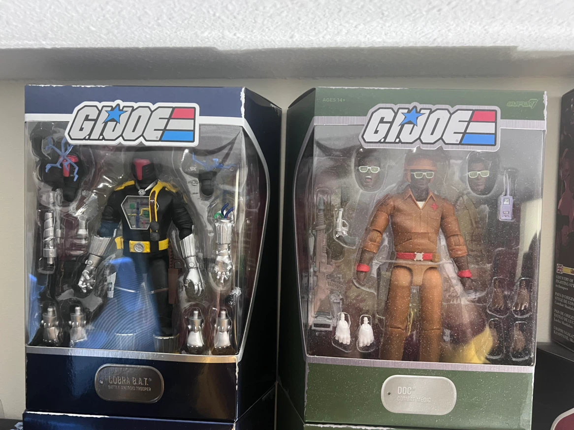 GIJoe Super 7 Sealed Figures. $30 Each or $50 Both.