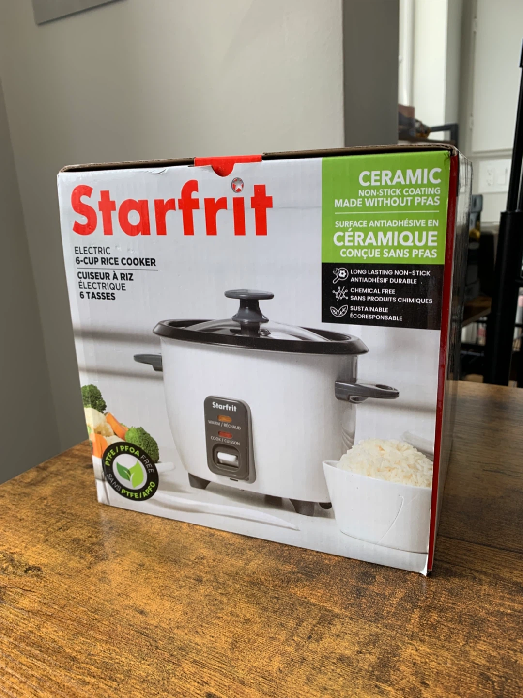 Starfrit Electric 6-Cup Rice Cooker