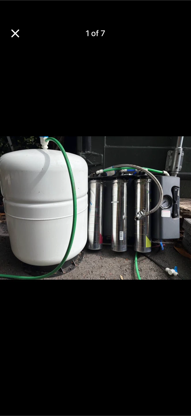 Complete Commercial Water Filtration Setup (set of 5)