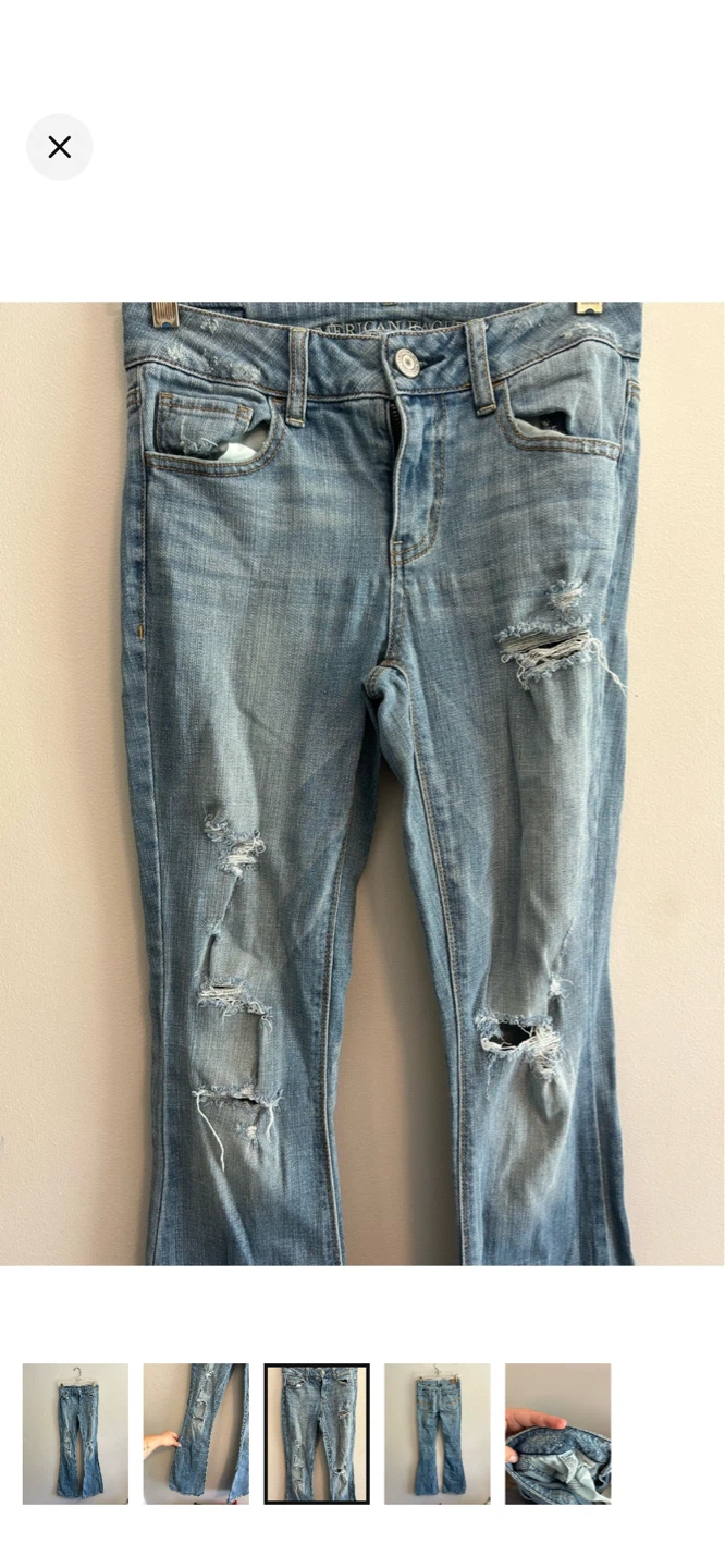 American Eagle Outfitters Hi-Rise Artist Stretch Flare Jeans - photo 3