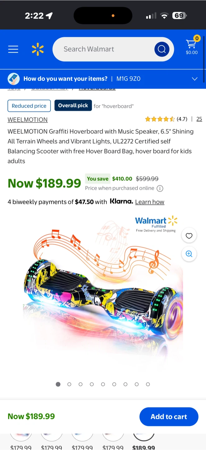6.5" Graffitti Hoverboard
