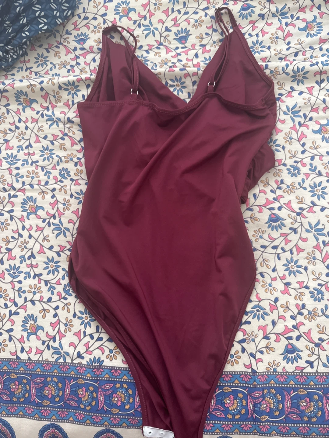 Maroon One-Piece Swimsuit - photo 2