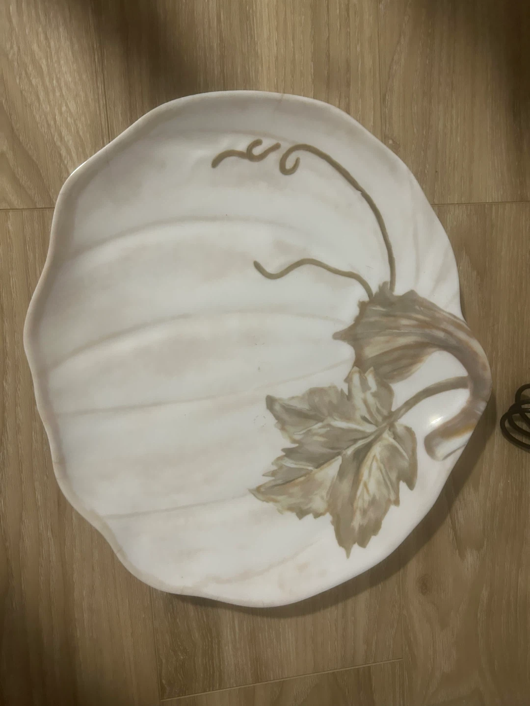 Pumpkin Shaped Serving Platter