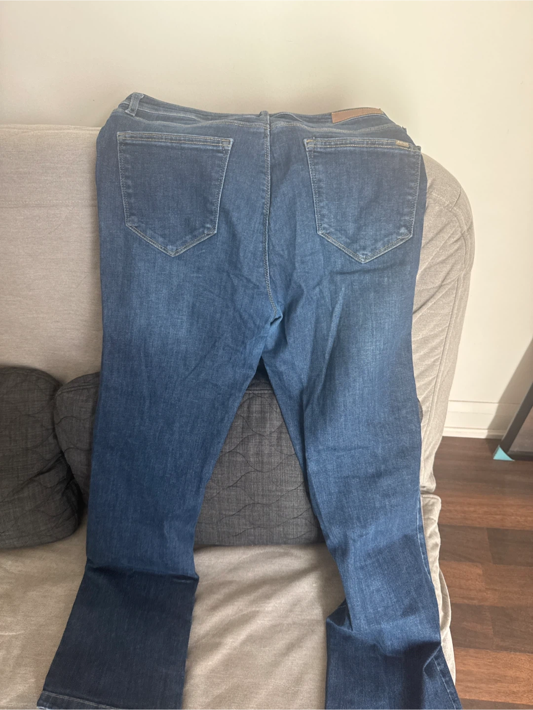 KRAUS JEANS Flared Blue Denim Jeans - photo 3