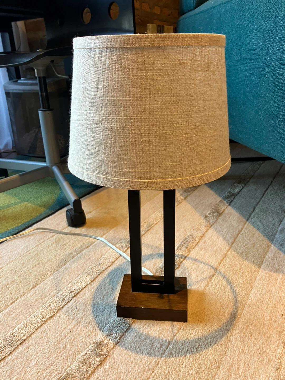 Table Lamp with Fabric Shade - photo 3