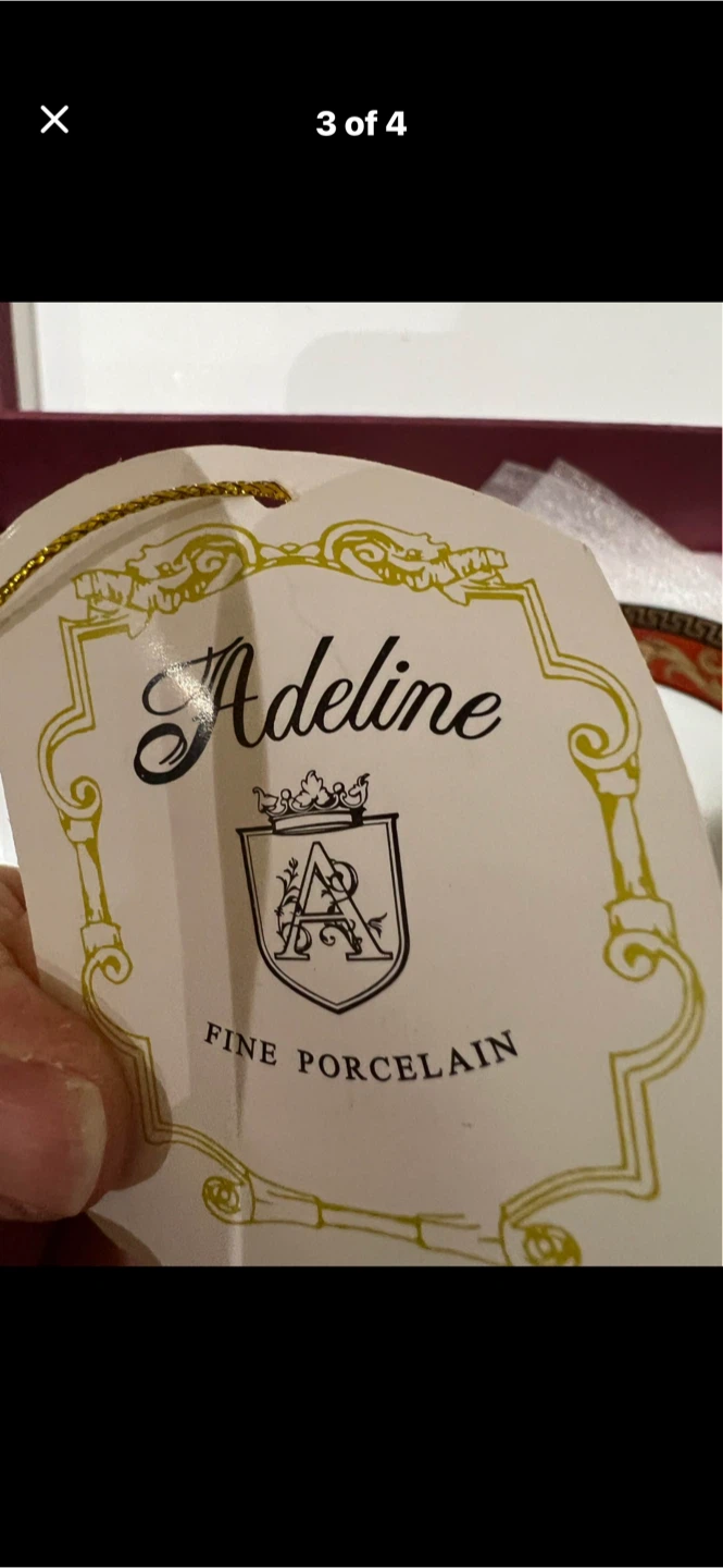 Adeline Fine Porcelain Teacup and Saucer Set - photo 4