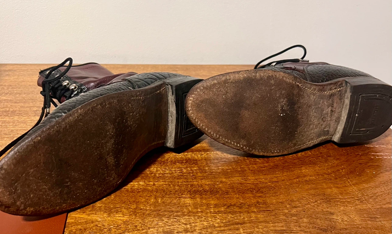 Women's Leather Lace-Up Ropers/Boots - photo 4