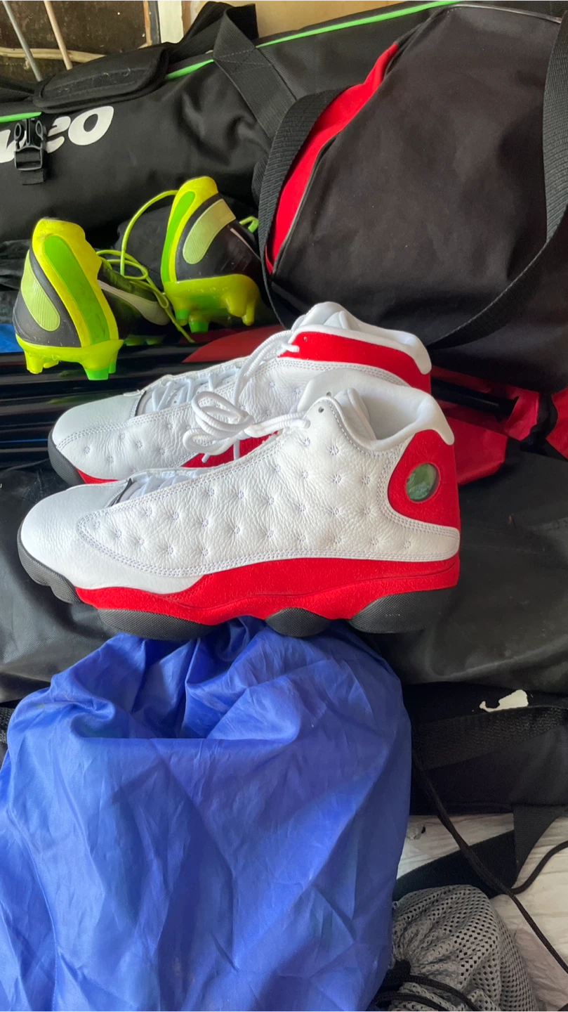 Jordan 13 Retro White Red - photo 3