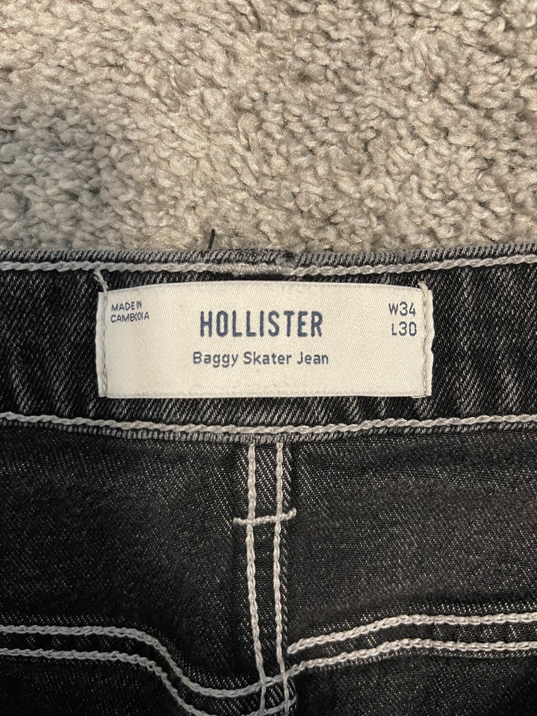 Hollister Baggy Skater Jeans W34 L30 - photo 3