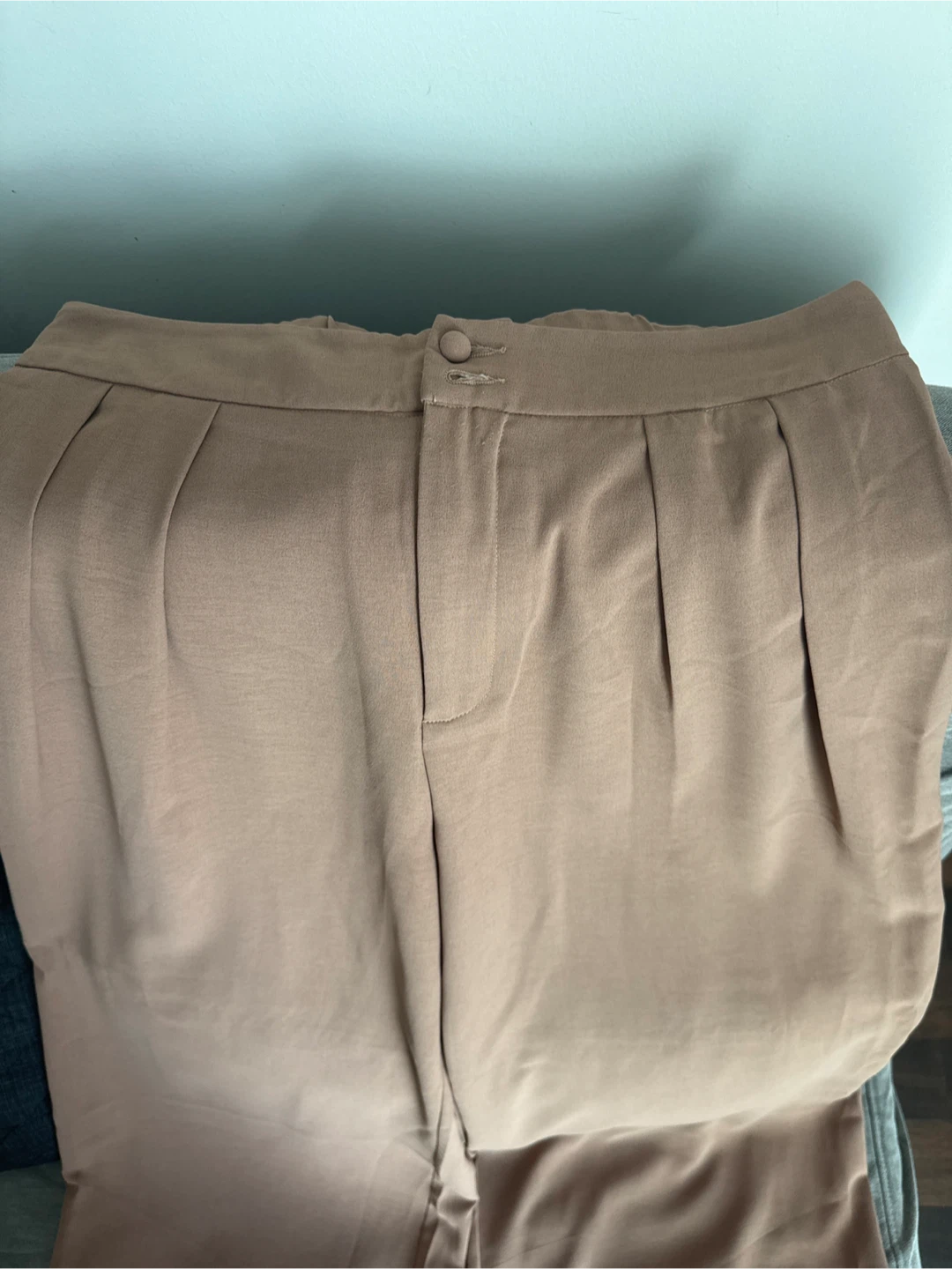 Wide Leg Pleated Trousers - photo 4