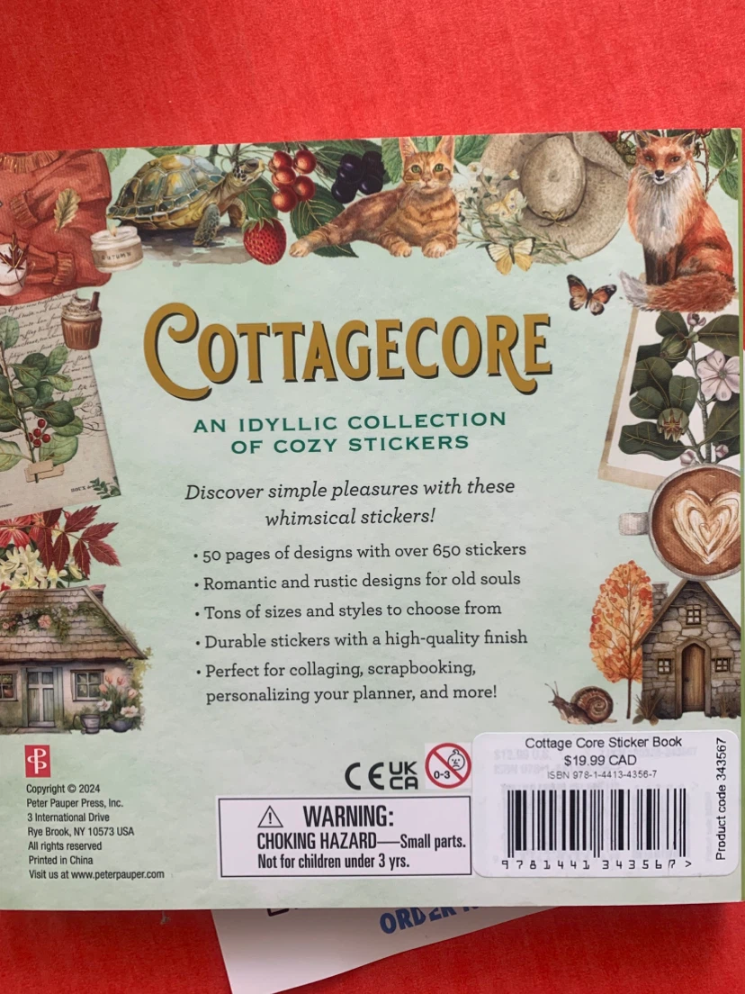 Brand new cottage core stickerbook - photo 2